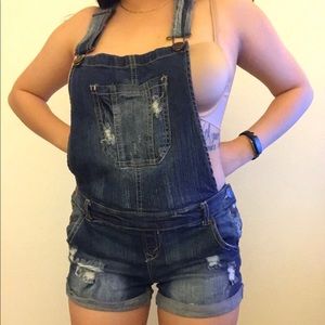 SHORT JEAN OVERALLS